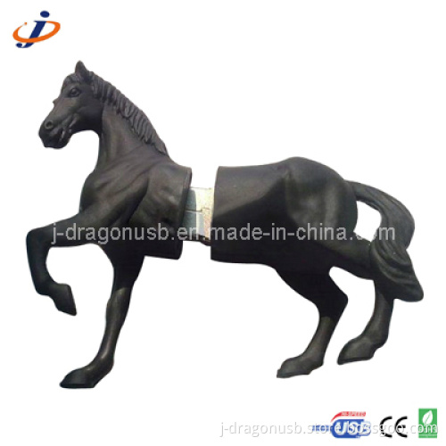 Custom Silicon 3D Horse Shape USB Flash Drives (JT041)